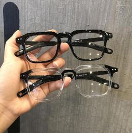 1015 225335 60 Finished Myopia Glasses Women Men Fashion Shortsighted Black Clear With Diopters Minus Sunglasses4171577