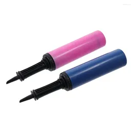 Party Decoration 2pcs Manual Balloon Pump Random Colour Two-Way Handheld Air Inflator By Hand For Balloons