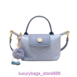 Designer Bag Stores Are 95% Off French Bun Mini Dumpling 2024 New Handbag Fashion Nylon Lightweight One Shoulder Crossbody WomensLJS6