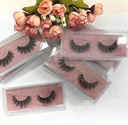 Natural Faux Mink False Eyelashes 1 pair Long Eyelash High Quality Fake Eye Lashes Extension Band Makeup Whole for 2188621