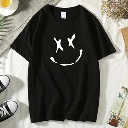 Men's T Shirts Summer T-Shirt Black And White Fashion Casual Short Sleeve Top Cotton Sweatshirt Comfortable Breathable Tees Men Clothing