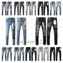 Purple Jeans Denim Trousers Mens jeans Designer Jean Men Black Pants top Quality Straight Design Retro Streetwear Casual Sweatpants Designers Joggers Pant 762