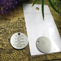 Pendant Necklaces 20pcs--"you Are The Salt Of Earth"stainless Steel Charms More Style For Choosing DIY From Bible