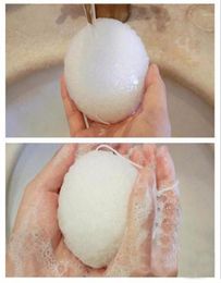 Sponges Applicators Cotton Whole Selling Natural Konjac Konnyaku Facial Puff Face Wash Cleansing Sponge White 3346810