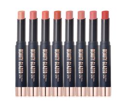 Beauty Glazed Lips Colour Lipstick nonstick cup Matte Lip Stick Waterproof Makeup Cosmetics Red Batom Pencil Velvet maquillage7228321