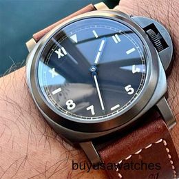 Functional Wrist Watch Panerai Luminor Series Men's Chronograph Watch Titanium 44mm Manual Mechanical PAM00779 Luxury Male Watch