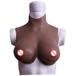 BCDEG Cup Huge Fake Boobs Bodysuit Realistic Artificial Silicone Breast Form Breasts Plate Enlargement For Crossdresser Shemale Tr8955785