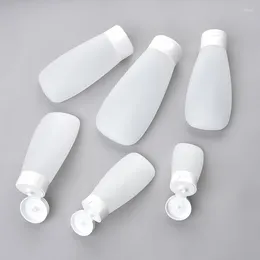 Storage Bottles 1/3Pcs PE Soft Tubes 30ml 60ml 100ml 150ml Clear Scrube Cream Tube Facial Cleaner Handcream Container