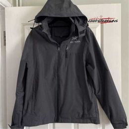 Designers Brand Windbreaker Hooded Jackets Full Zip Waterproof Jacket Women's Size Uk 10 R09M