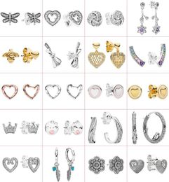 2021 new style 925 sterling silver elegant fashion DIY cartoon creative exquisite earrings jewelry factory direct s6877336