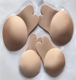 Reusable Women Breast Petals Lift Nipple Cover Invisible Adhesive Silicone Push Up Sexy Backless Strapless Breast Cover Pasties9881131