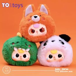 Baby Three First Generation Plush Doll Blind Box Toys Mystery Box Caixa Misteriosa Mistery Box Kawaii Dolls Girl Birthday Gift 240510