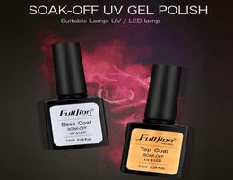 Nail Gel Ly BaseTop Coat Transparent Art UV LED Soak Off Long Lasting Primer Manicure Varnish FIF662967505