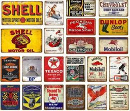 Vintage Metal Tin Signs For Wall Decor London Paris City Sights Iron Paintings 2030cm Metal Signs Tin Plate Pub Bar Garage Home D5395421