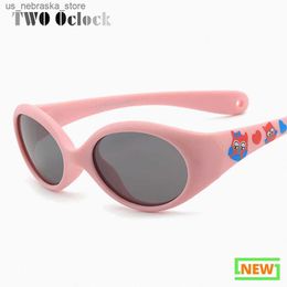 Sunglasses 0-2 Year Baby Polarized UV Protection Outdoor Goggles Childrens Q240410