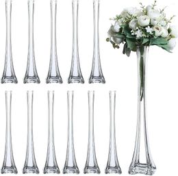 Bottles Furniture Supplies Craft And Party Pack Of 12 Eiffel Tower Vases Centerpiece For Flower Wedding Decoration. (20" Clear)