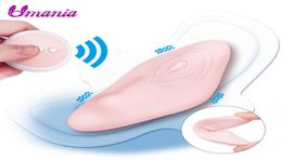 Wearable Vibrator For Woman Oral Sex Tongue Licking Toys For Adults Remote Control Panties Lay On Dildo USB Charging LJ2012225905800