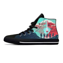 Casual Shoes Agent Anime Manga Cartoon Game Valorant High Top Lightweight Latest Board Breathable Men Women Sneakers