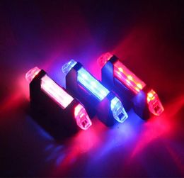 Bike Bicycle light Rechargeable LED Taillight USB Rear Tail Safety Warning Cycling light Portable Flash Light Super Bright5961355