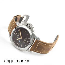 Automatic Wrist Watch Panerai Luminor Series Swiss Watch Mens Mechanical Watch Famous Luxury Watch PAM01351 Titanium 44mm