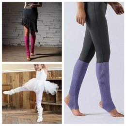 Women Socks Wool Ballet Leg Warmer Yoga Latin Dance Foot Warm Children's Adult's Lolita Knitted Sports Protective Legs Cover