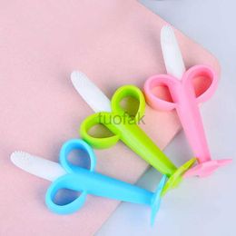 Teethers Toys Baby silicone training toothbrush does not contain bisphenol A baby toy dental rings baby chewing gifts baby accessories silicone teeth d240509