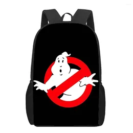 Backpack Ghostbusters Hard Men Kids Boys Backpacks School Bags For Teenage Daily Bagpack Book Bag Packs Bookbag