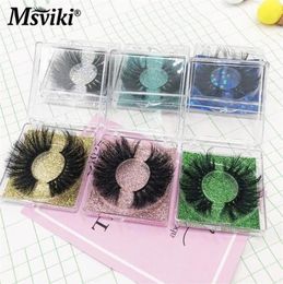 3D Mink Lashes Whole Dramatic Long 25mm False Eyelashes Extension Makeup 5D Magnetic Lashes Vendor Mink Eyelashes Bulk207S6450121