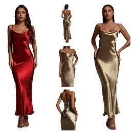 Klädkvinnor klänningar för kvinnans sexiga kroppskonklänningar spaghetti rem ankel längd Sashes Solid Color Empire S XL Beach Wear Vestidos de Mujer Corset Dress