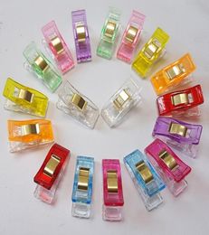 10 colors Plastic Clips Holder for DIY Patchwork Fabric Quilting Craft Sewing Knitting KD18278341