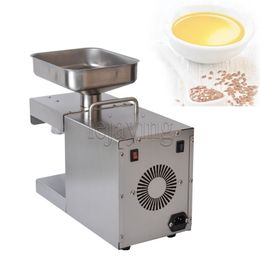 Oil Press Machine Stainless Steel Temperature Control Home Peanut Sesame Sunflower Seeds Extraction