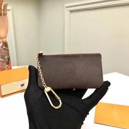 Womens Key Wallets Men Designer Fashion Coin High Quality Purse Women Card Holder Genuine Leather Zipper Bag Accessoires M62650 Wallet 314Y