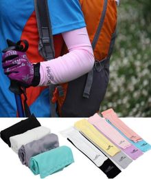 Hicool Cooling Sleeves Unisex Sports Sun Block Anti UV Protective Sleeves Driving Arm Sleeve Cooling Sleeve Covers 2pcspair CCA122448424