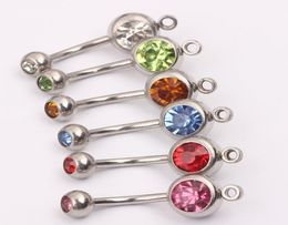 Body Jewellery stainless steeel Navel Ring Belly Button Ring Add You Own Charm Accessory3562184