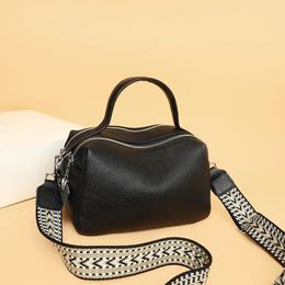 Totes Fashion Women Genuine Leather Handbags Women's Bags Designer Female Shoulder Luxury Brand Cowhide Ladies Messenger Bag