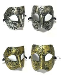 New retro plastic Roman knight mask Men and women039s masquerade ball masks Party Favours Dress up RRF116443075375