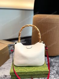 White 2024 New Women Designer bag Solid Colour Totes Bag Luxurys Bamboo Tote Bags Mens Handbags Crossbody Shoulder Bag Wallet Clutch Woman Purse 24CM Shopping Bag WYG