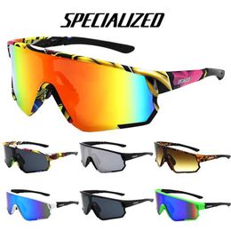 Sunglasses Bicycle glasses womens UV400 mirror sports sunglasses wrapped in bicycle goggles running hiking golf driving with box Q240509