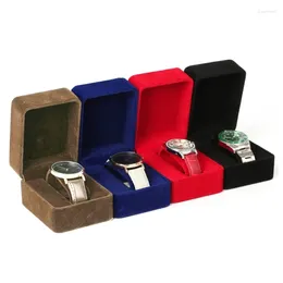 Jewellery Pouches Stylish Flannelette Watch Travel Case Portable Waterproof Accessory Storage Box