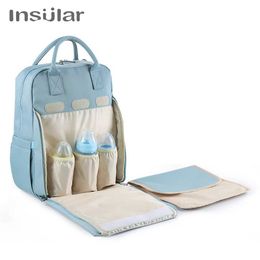 Diaper Bags New Baby Diaper Bag Backpack Multifunctional Waterproof Maternity Nappy Bags Mommy Travel Backpack Stroller Bag Baby Nappy Cares T240509