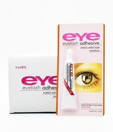 Eye Lash Glue Makeup Adhesive Waterproof False Eyelashes Adhesives Glue with packing Practical Eyelash Glue DHL 3250428