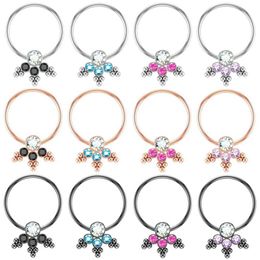 Nipple Rings 2pcs Zircon Nipple Ring Piercing Barbell Shield Bar Rings Surgical Steel Sexy O-ring Women Breast Body Jewelry Gift 16gx16mm Y240510