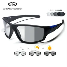Sunglasses BEGRAT Pochromic For Men Polarised Driving Sun Glasses Sports Goggles UV400