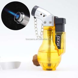 YX XIAOJIUPING Spray Flame Gas Unfilled Lighter Creative Outdoor Small Spray Gun Cigarette Set Wholesale