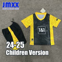 JMXX 24-25 Borussia Dortmund Child Soccer Jerseys Kit Special Edition Kid Uniforms Jersey Football Shirt 2024 2025 Top and Shorts Children Version