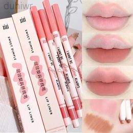 Lip Pencils Nude Pink Lip Liner Pen Makeup Waterproof Lasting Natural Matte lipstick Pen Soft Fog Contour Sexy lipstick Makeup Pen d240510