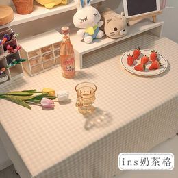 Table Cloth A310heart Internet Celebrity Tablecloth Student Bedroom Dormitory Study Dining Bedside Ins Style Desk T