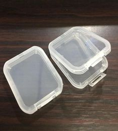 Protection Case Card Container Memory Card Boxes CF Cards Tool Plastic Transparent Storage Box Mini CF Card Easy To Carry Box LX228663341