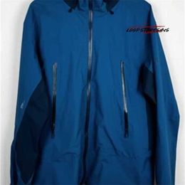Designers varumärke Windbreaker Hooded Jackets Lithic Comp Shell Jacket Recco Blue 9LW3
