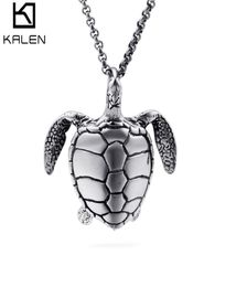 New casting Stainless Steel Baby Turtle Pendant Necklace Cool Gifts For Men Boys Baby Lovely Gift1921722